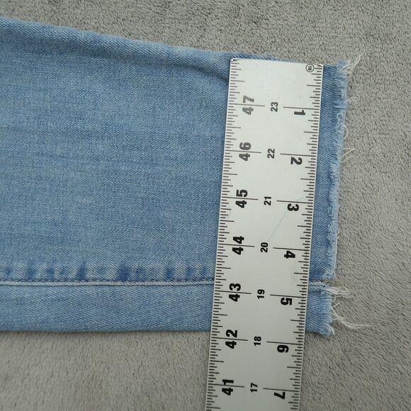 Lucky Brand Jeans Women's Size 12/31R Mid-Rise Ava Skinny 28" Inseam Distressed - Picture 6 of 16